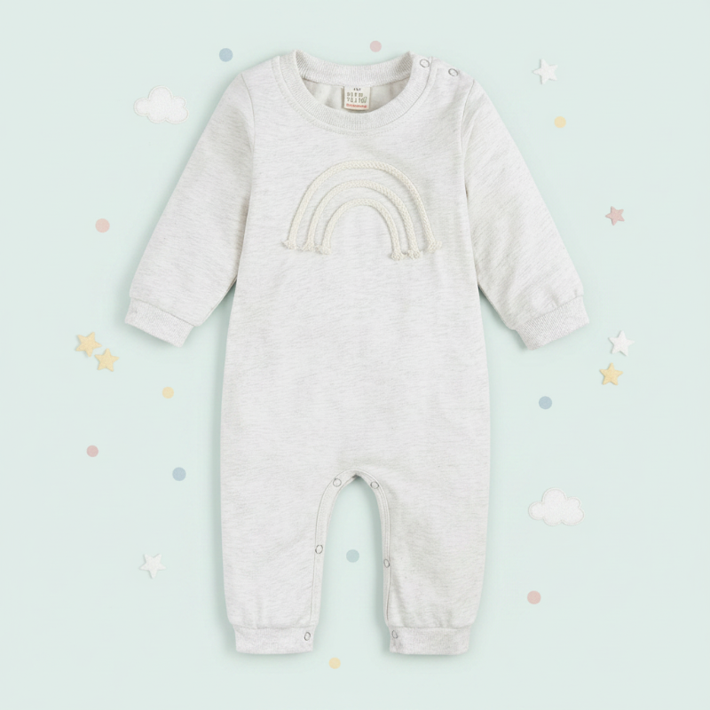 SnuggleHue – Suave y cómodo – Bodie para bebé «Arcoíris»