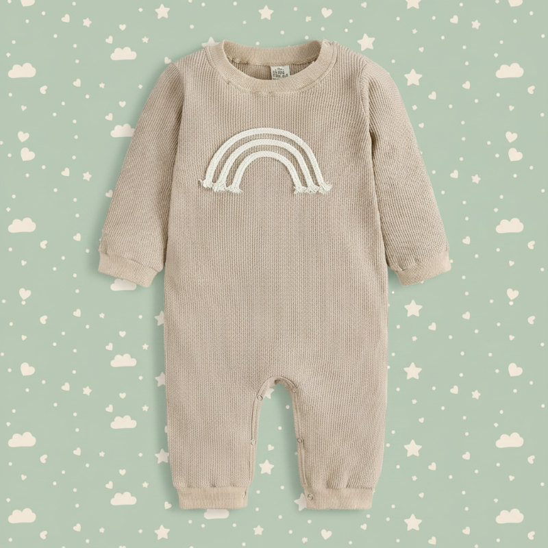 SnuggleHue – Suave y cómodo – Bodie para bebé «Arcoíris»