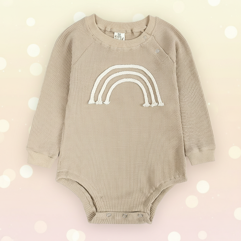 SnuggleHue – Suave y cómodo – Bodie para bebé «Arcoíris»