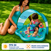 Thumbnail for SplashPlay – Säker & rolig – Babypool med solskydd