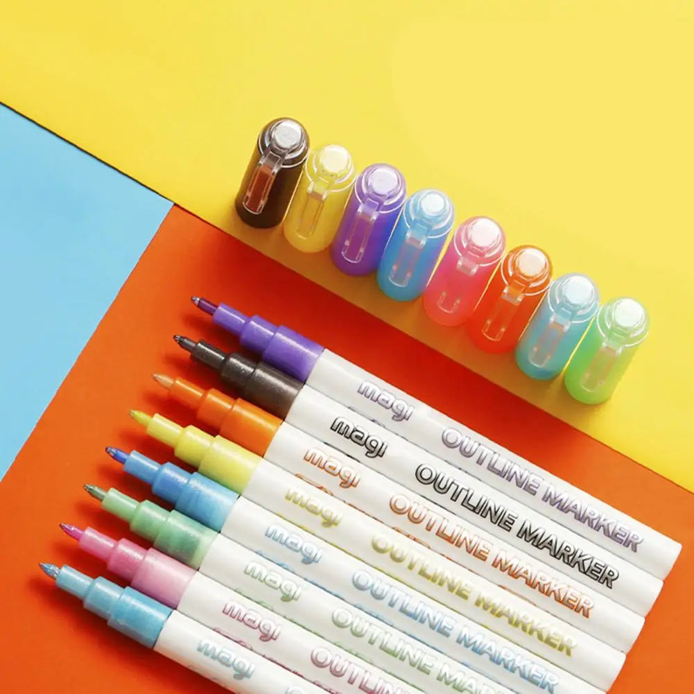 FluoroSketch Markers™ - Creatividad resplandeciente - Rotuladores fluorescentes