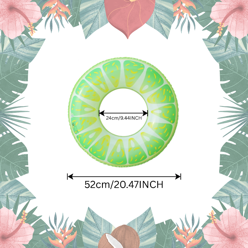 SunSplash – Tropical y cómodo – Flotador con frutas tropicales
