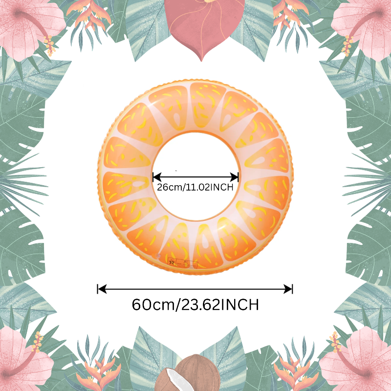 SunSplash – Tropical y cómodo – Flotador con frutas tropicales
