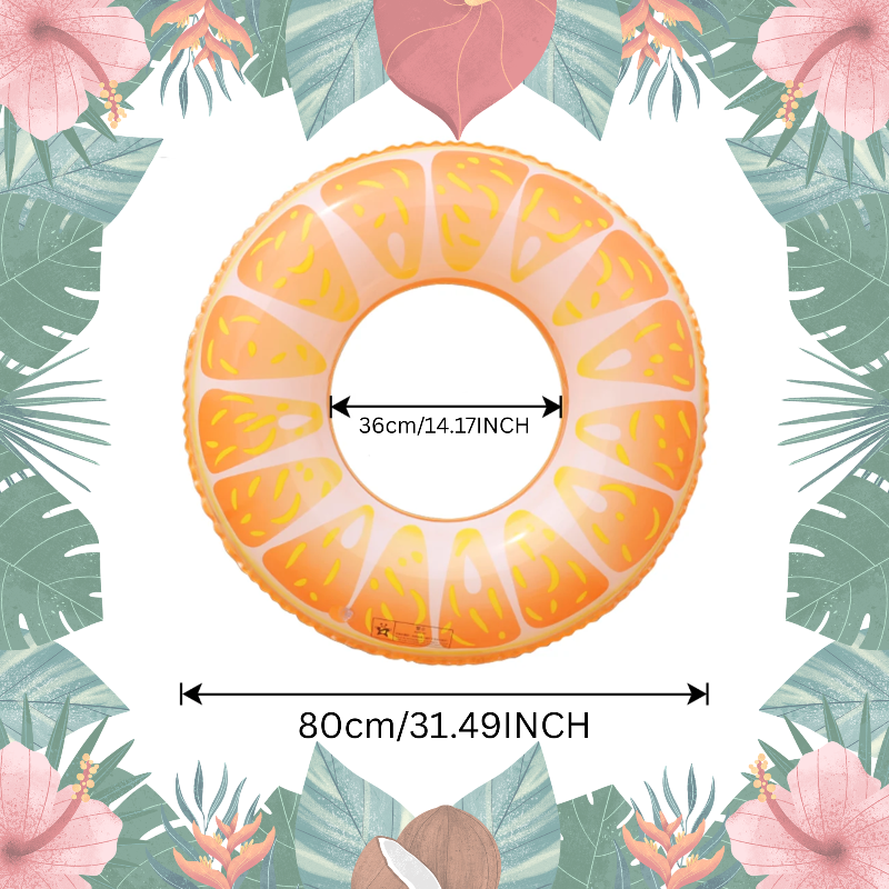 SunSplash – Tropical y cómodo – Flotador con frutas tropicales