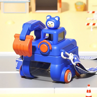 Thumbnail for TinyExcavators – Única y funcional: botella de agua con forma de excavadora y pajita