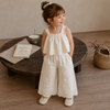 TinyLuxe – Conjunto de verano de Somerset: top de encaje y pantalones de pierna ancha