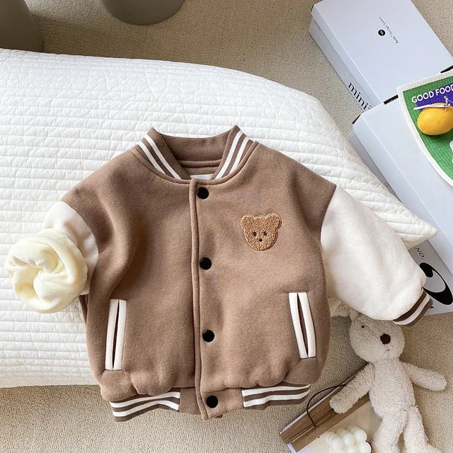 Mini Fashion™ - Chaqueta de invierto estilo béisbol