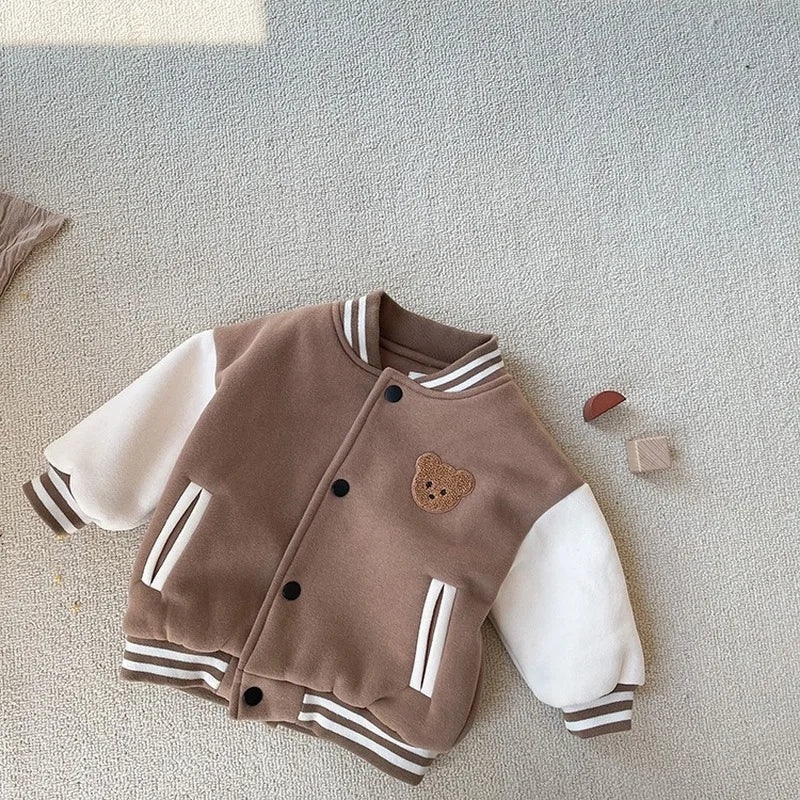 Mini Fashion™ - Chaqueta de invierto estilo béisbol