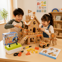 Thumbnail for ToolMaster – El juego de herramientas definitivo para los constructores de cajas de cartón – Juego de herramientas para niños
