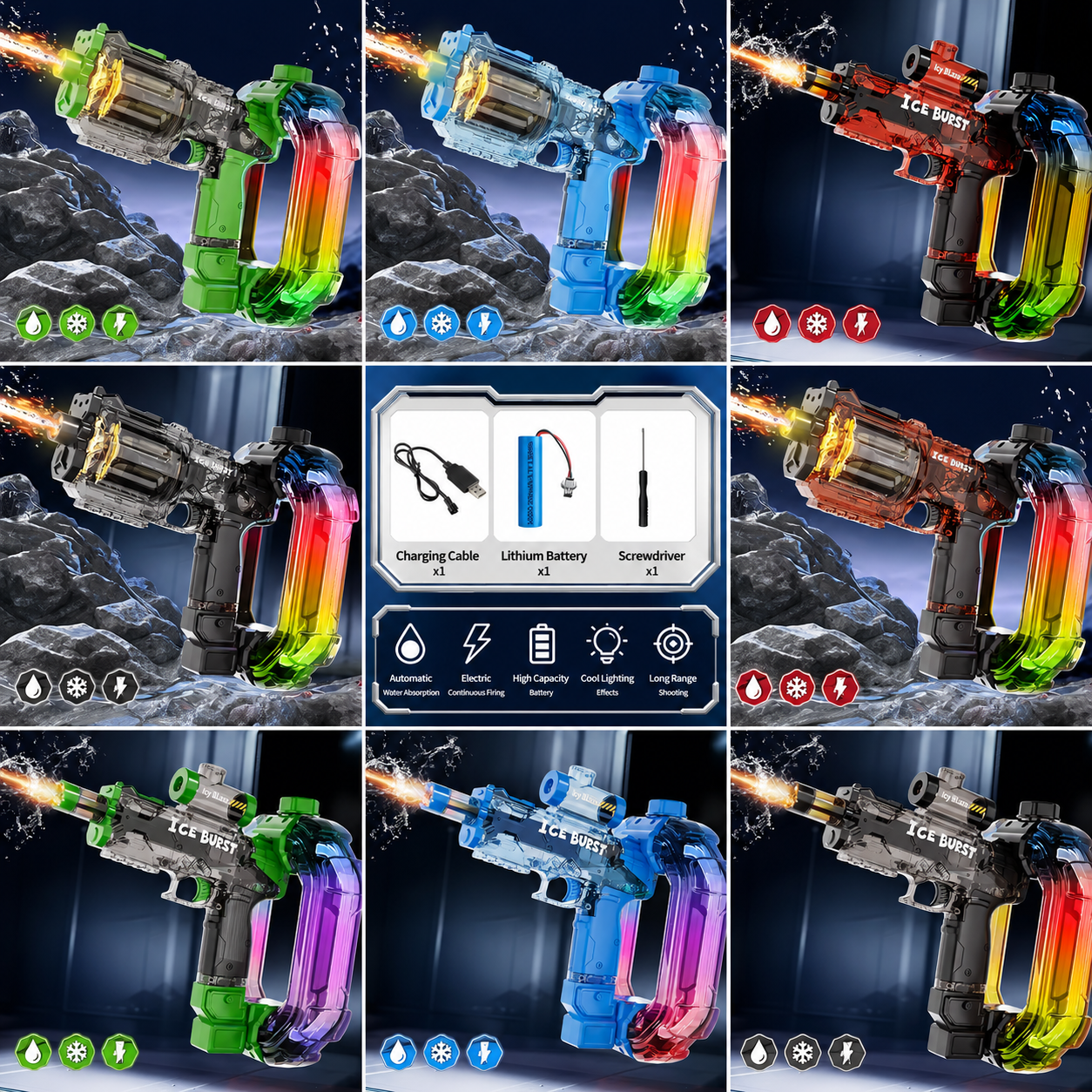TurboBlaster – Promoción y diversión a raudales – Pistola de agua «Ruimte»