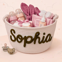 Thumbnail for CuddleBasket – Bonito y personalizado: cesto para pañales personalizado