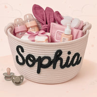 Thumbnail for CuddleBasket – Bonito y personalizado: cesto para pañales personalizado