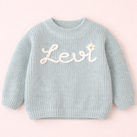Thumbnail for TinyStitch – Jersey de punto personalizado con nombre para niños