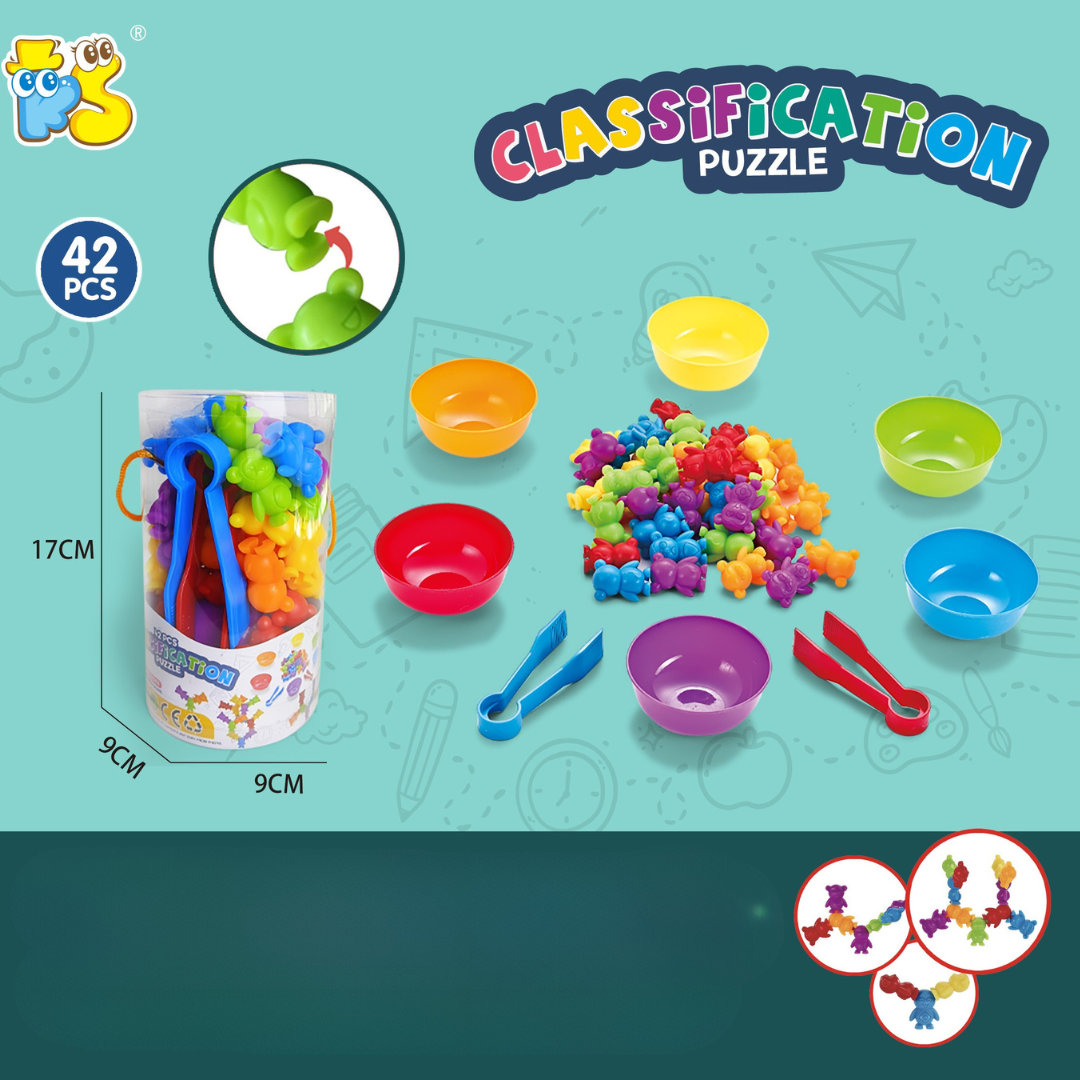 Rainbow Teddy Bears Toys™ - Educativos y creativos - Osos contadores arco iris