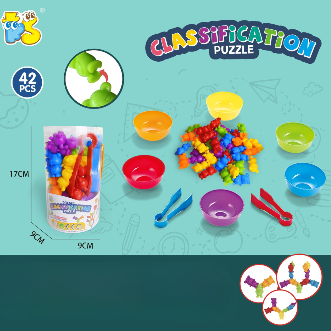 Rainbow Teddy Bears Toys™ - Educativos y creativos - Osos contadores arco iris
