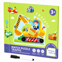 Thumbnail for SmartMatch – Divertido y educativo – Libro magnético 2 en 1 de dibujos y rompecabezas