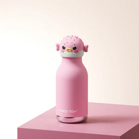 Thumbnail for AnimalSip – Bonita y práctica: botella térmica infantil de acero inoxidable con estampado de animales