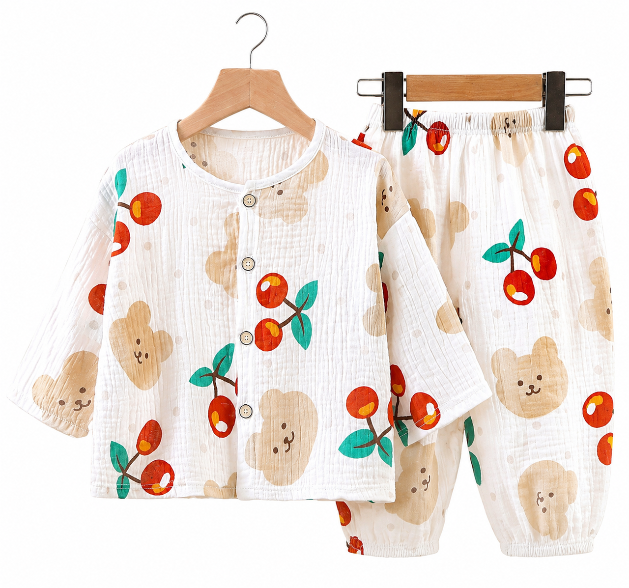 Mini Fashion™ - Material aireado - Conjunto de ropa de lino