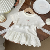 Thumbnail for Polo Premium – Suave y adorable – Camiseta con ribete de encaje
