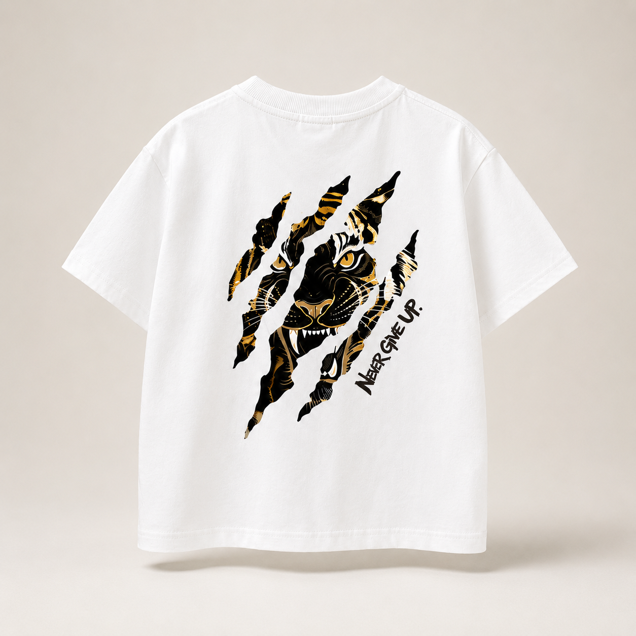 WildRoar – Divertido y desenfadado – Camiseta infantil con estampado de tigre