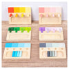 Woods™ - Colorido Montessori - Tablero Didáctico