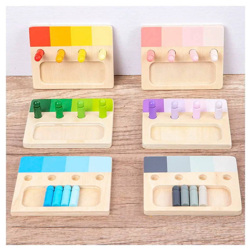 Woods™ - Colorido Montessori - Tablero Didáctico