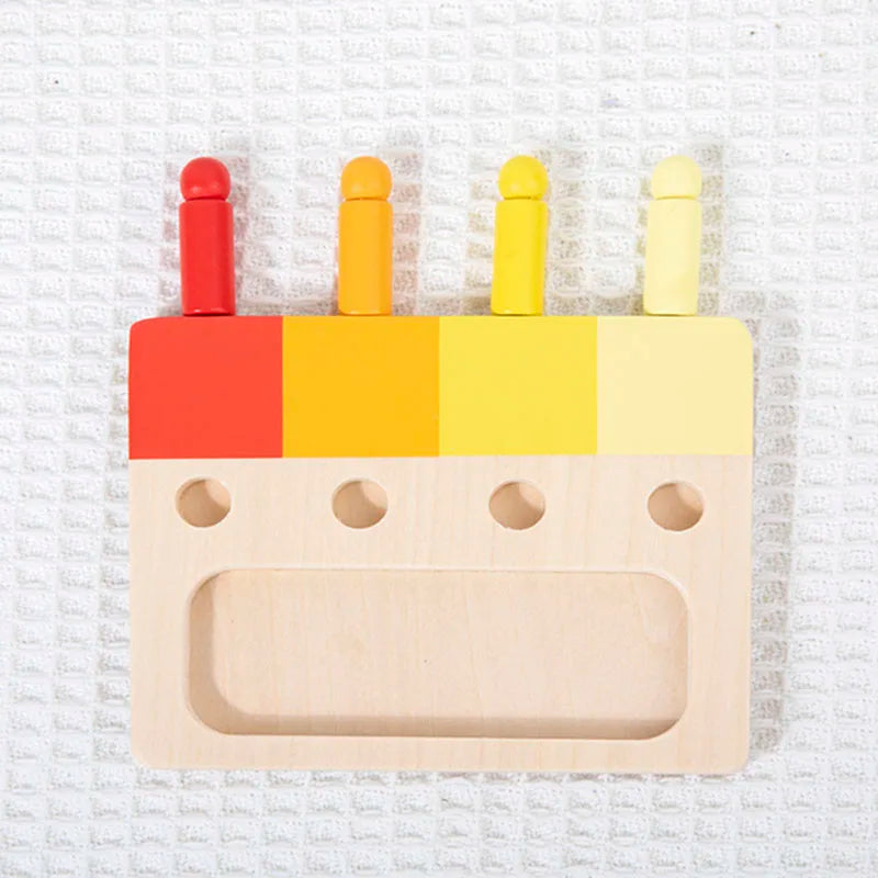 Woods™ - Colorido Montessori - Tablero Didáctico