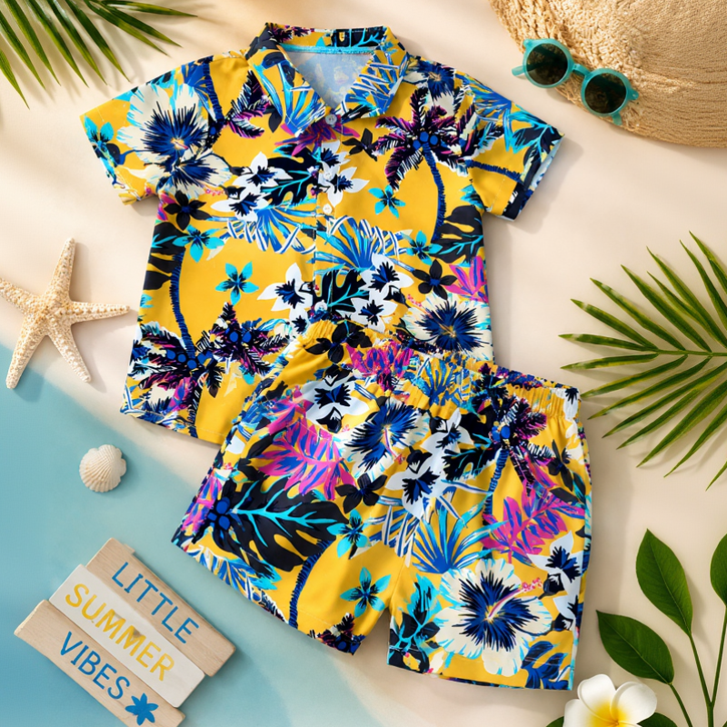 Mini Fashion™ - Fresco y alegre - Conjunto Floral Niños