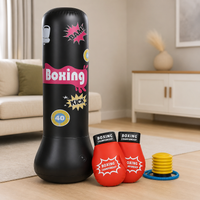 Thumbnail for BopBag – Divertido y activo: saco de boxeo hinchable con guantes