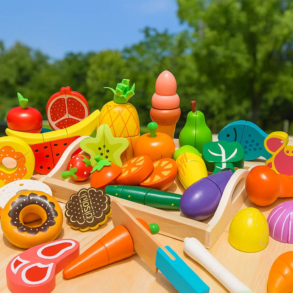 MiniChef – Divertido y creativo: juego magnético de cocina de madera