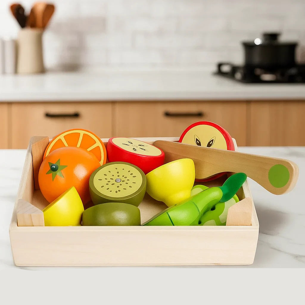 MiniChef – Divertido y creativo: juego magnético de cocina de madera