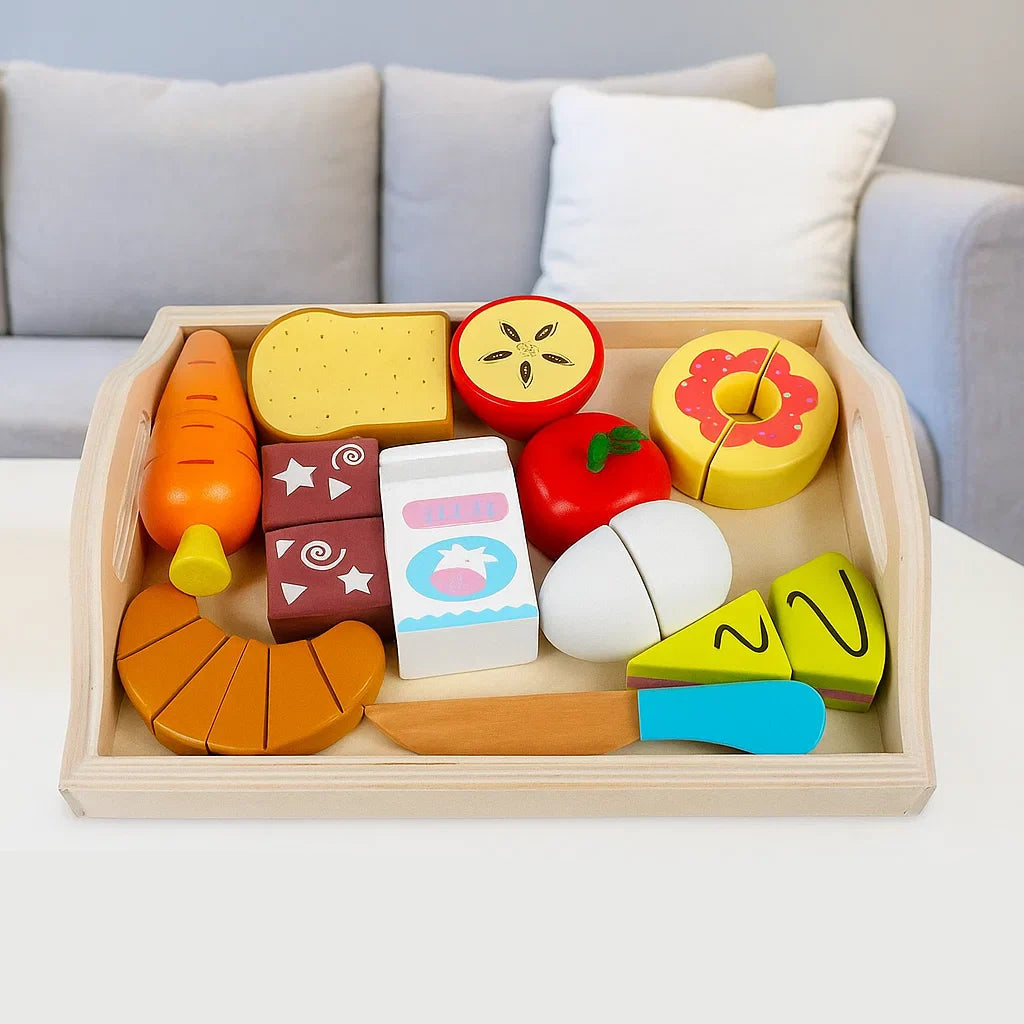 MiniChef – Divertido y creativo: juego magnético de cocina de madera