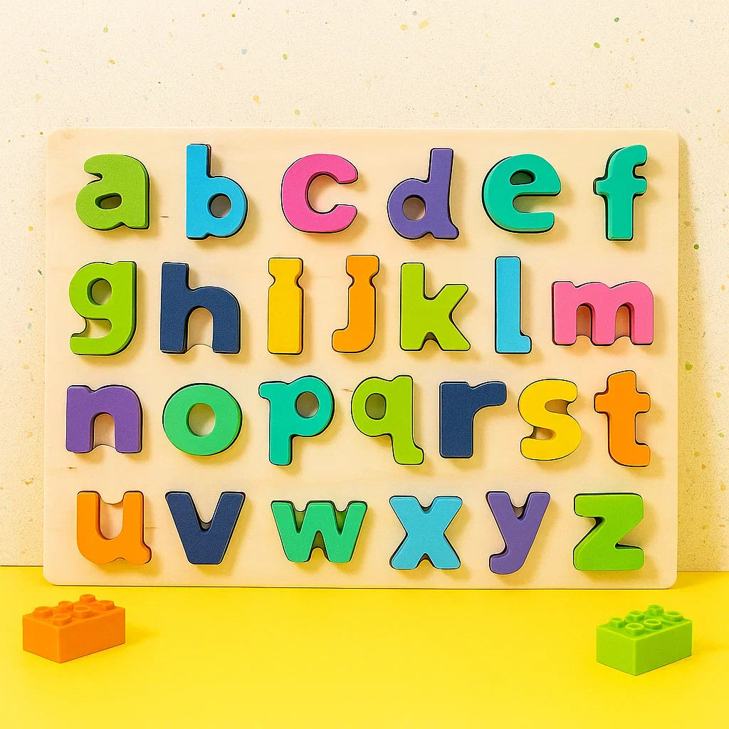 AlphaBlocks – De madera y educativo: rompecabezas de letras en 3D