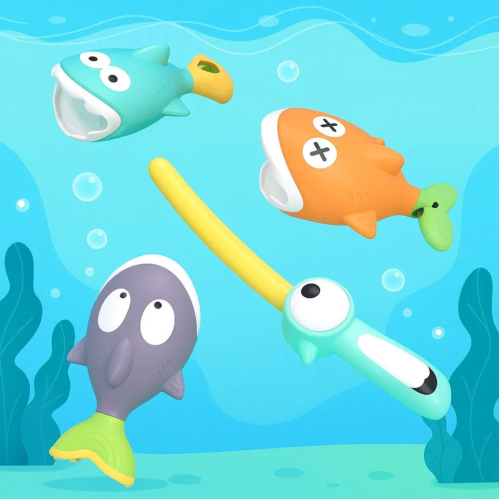 BathFishing – Interactivo y divertido: juego magnético de pesca