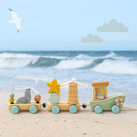 Thumbnail for HappyTrain – Montessori & Fun – Set de trenes de madera