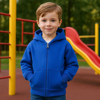 Thumbnail for CoolKids – Resistente y cálida: sudadera con capucha y cremallera