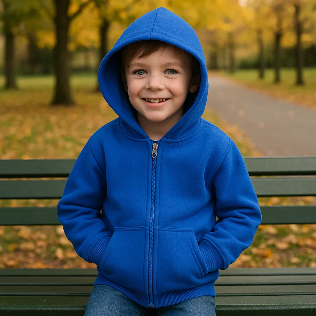 CoolKids – Resistente y cálida: sudadera con capucha y cremallera