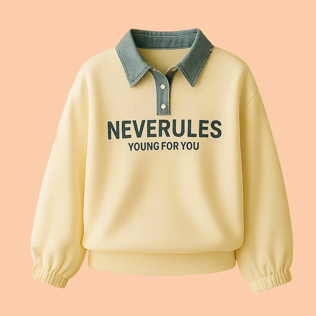 FashionKids – Elegante y divertido: polo con cuello vaquero