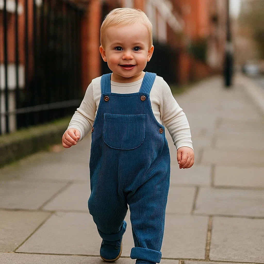 TinyTrend – Cómodos y elegantes: pantalones de jardín de tejido acanalado