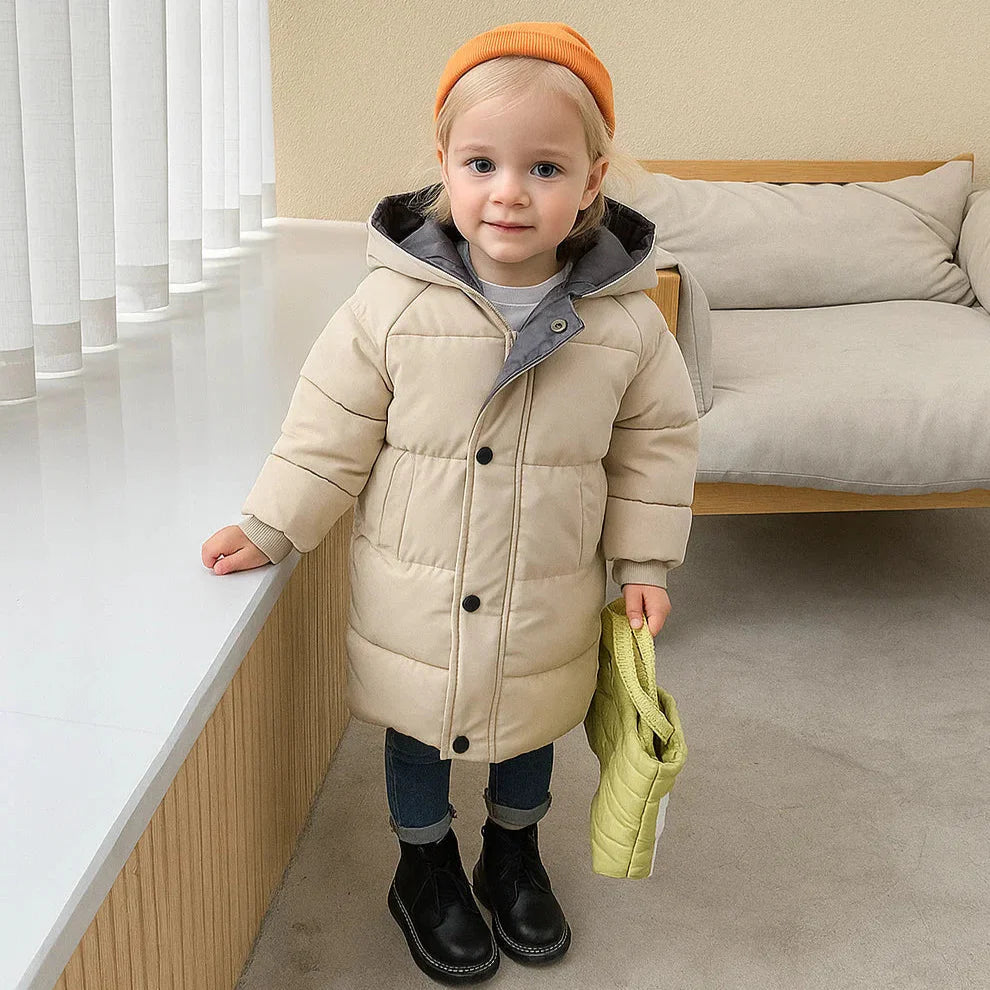 CuddleCoat – Acogedor y protector: abrigo de invierno de algodón