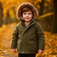 Thumbnail for CozyTrend – Elegante y cálida: chaqueta parka de invierno con cuello de piel