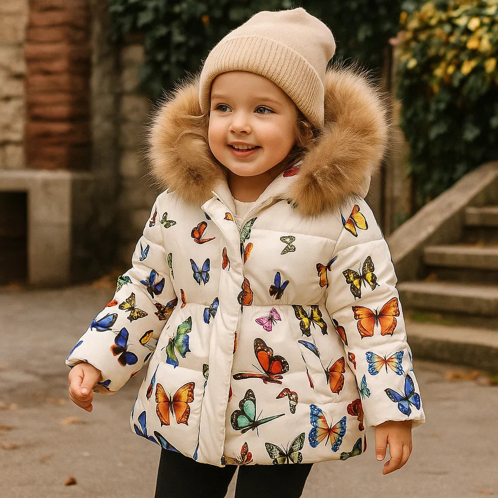 CozyTrend – Elegante y acogedor: abrigo acolchado de invierno para niñas
