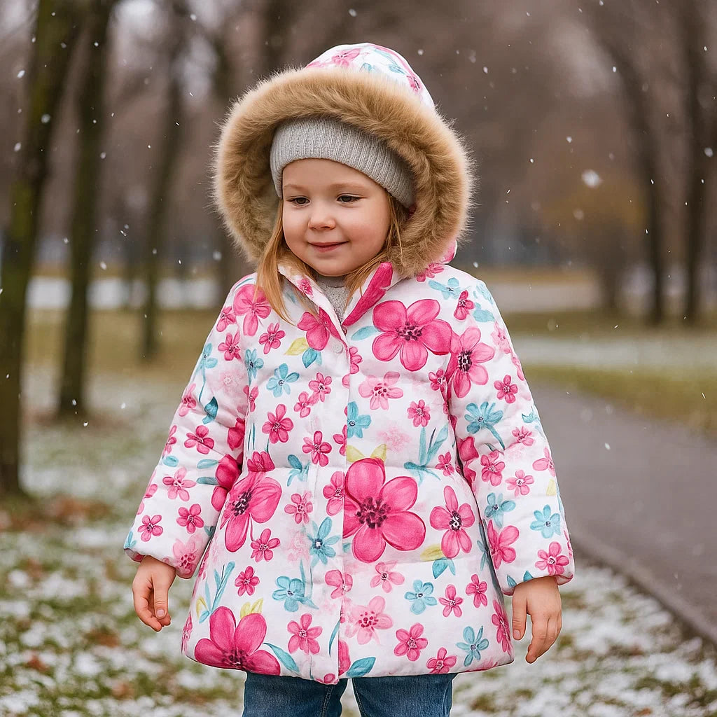 CozyTrend – Elegante y acogedor: abrigo acolchado de invierno para niñas