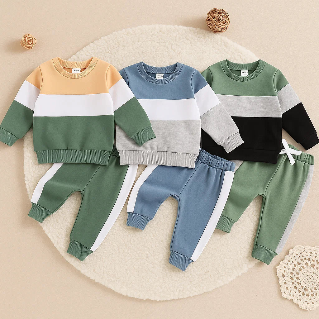 KidoFlex – Informal y cómodo: sudadera con pantalón de chándal