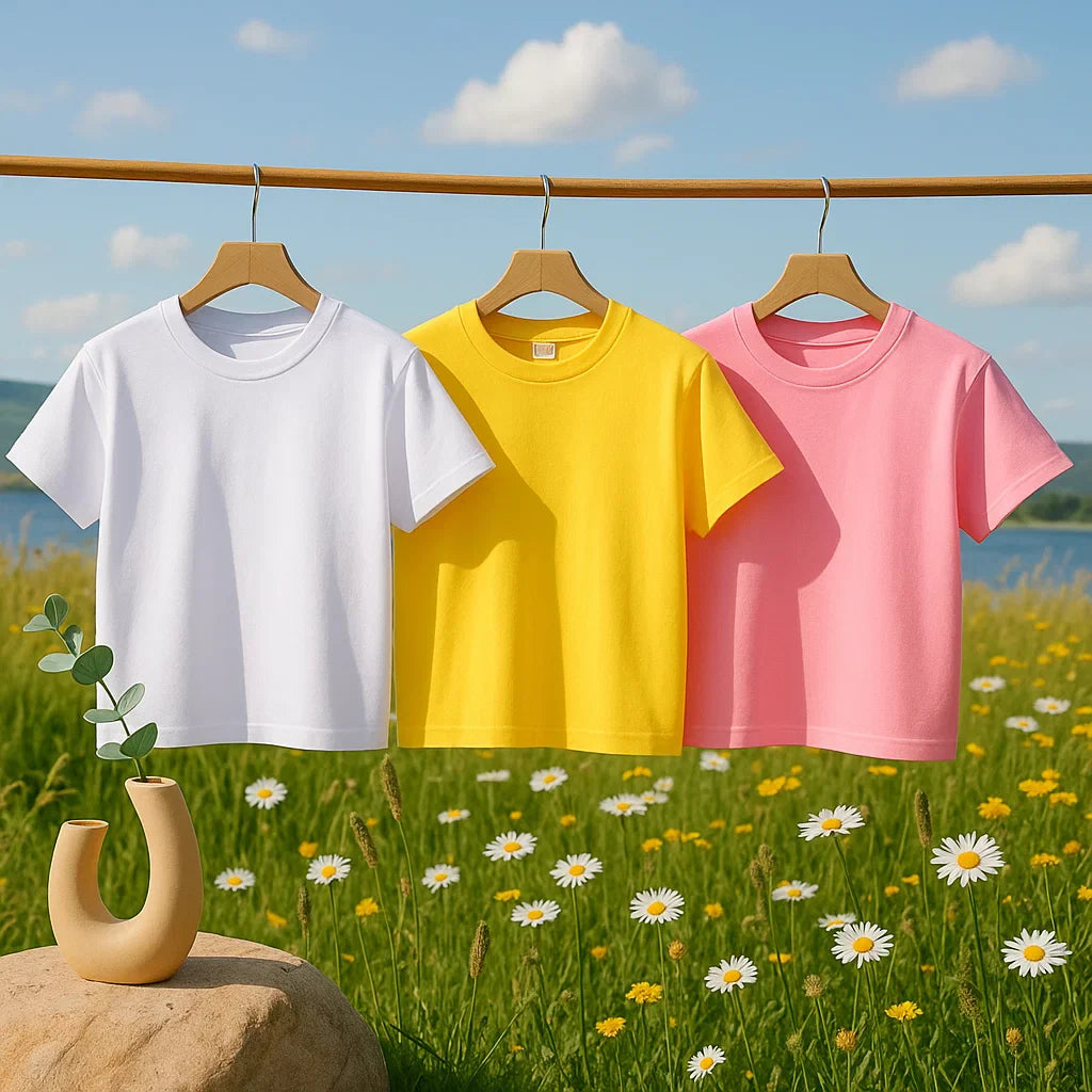 LumiWear – Fresca y atemporal – Camiseta básica de manga corta