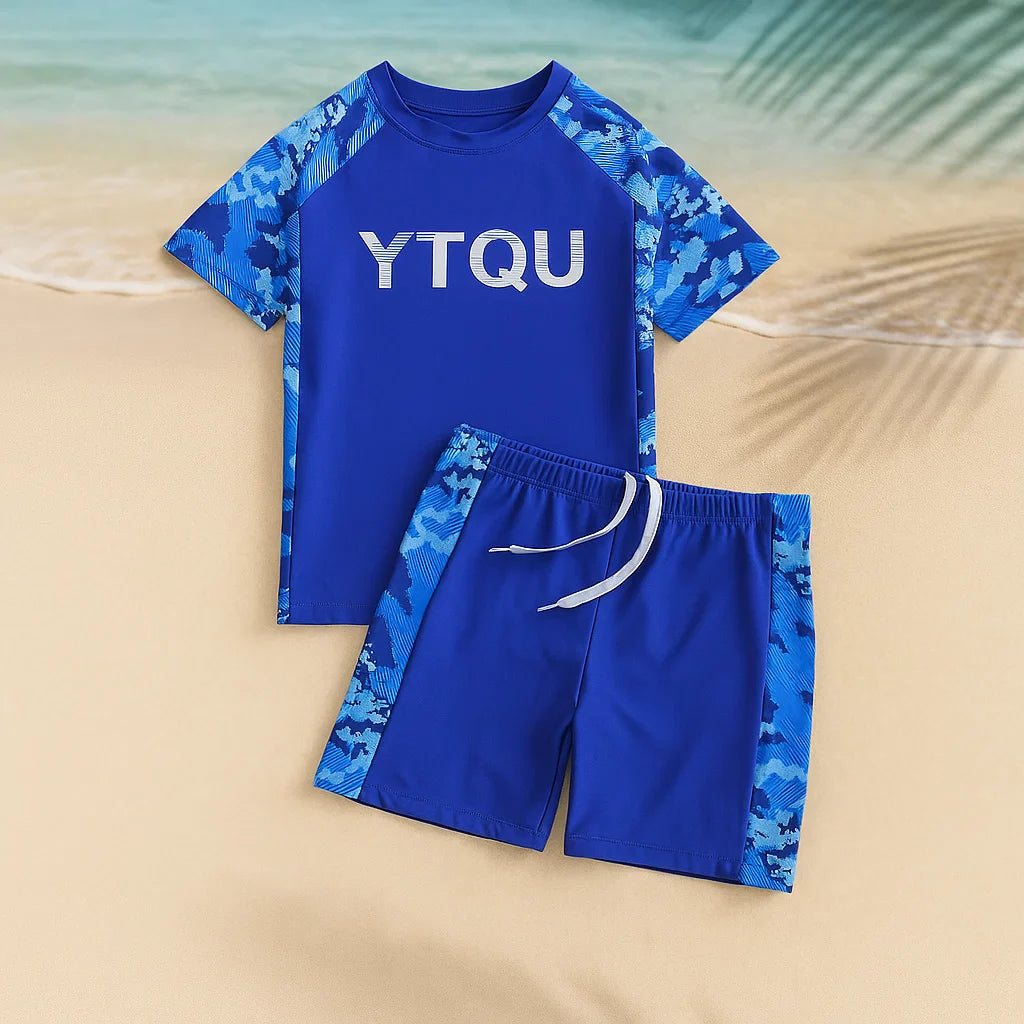 BeachBloom – Ligero y cómodo – Bañador de dos piezas de secado rápido