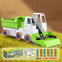 Thumbnail for Power Mixer Truck™ – Gira y construye – Vehículo de construcción de juguetev