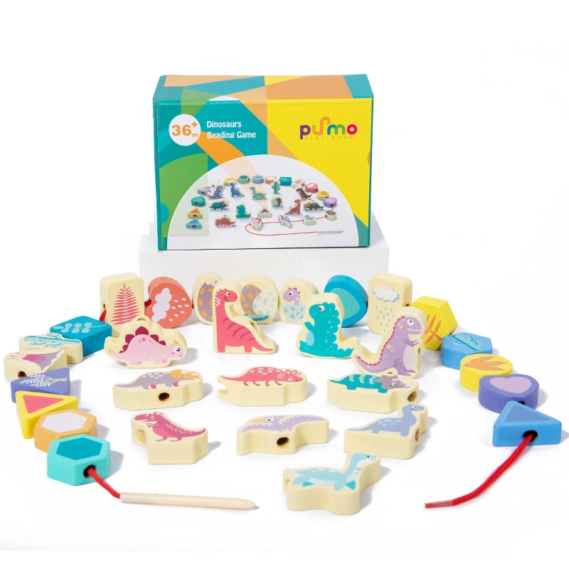 Lace & Thread™ – Juego de apilar y ensartar - ensartar cuentas