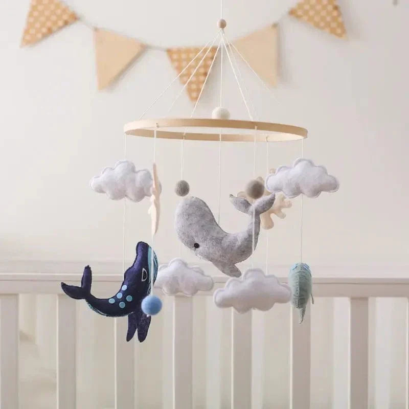 LittleNest – Tranquilidad natural – Móvil de madera para bebés