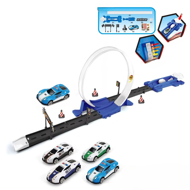 Double Race Track™ - Creatividad y diversión - Circuito en bucle